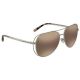 Michael Kors 0MK1024 11765A 58 SILVER /PALE GOLD-TONE BRONZE MIRROR Metal Woman
